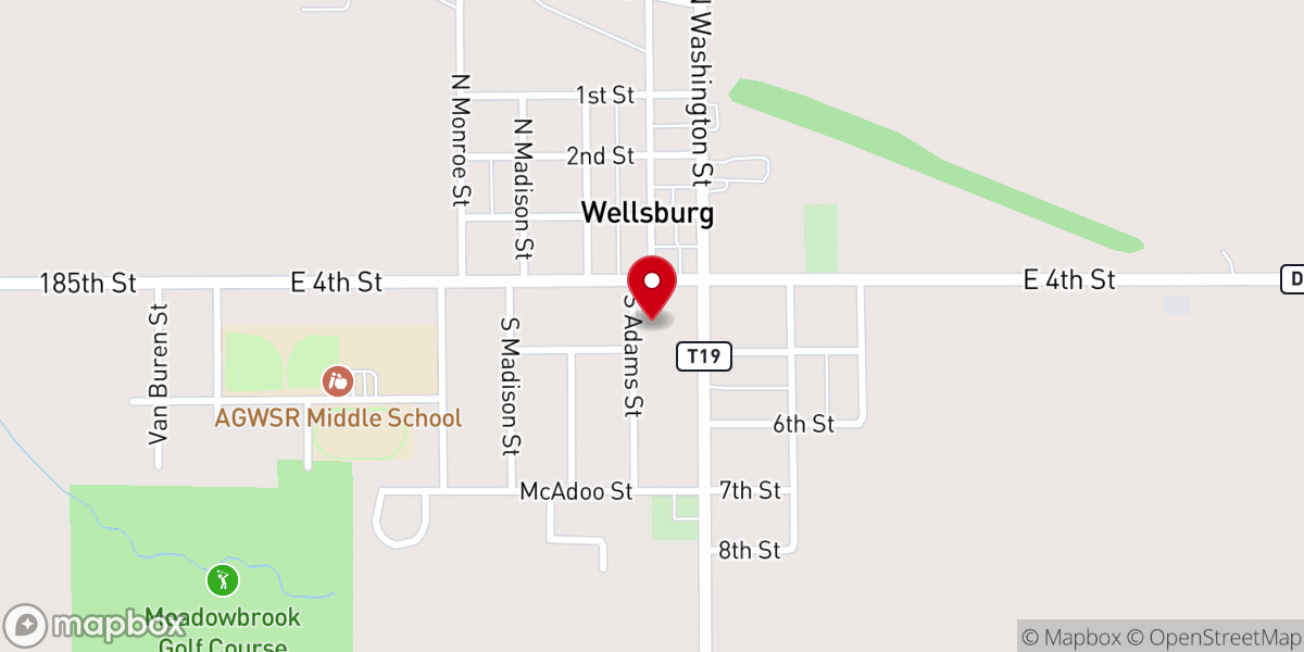 Map showing location of United Reformed Church