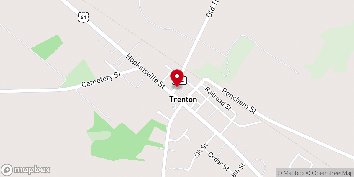 Map showing location of Busch Lawrence A
