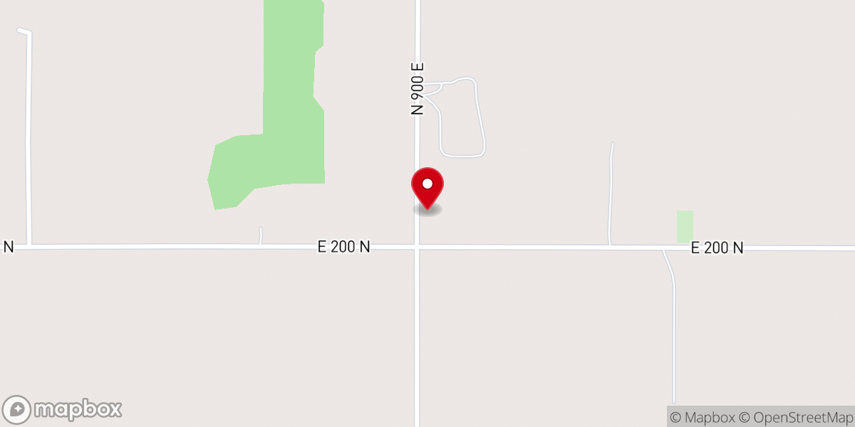 Map showing location of White Branch Church