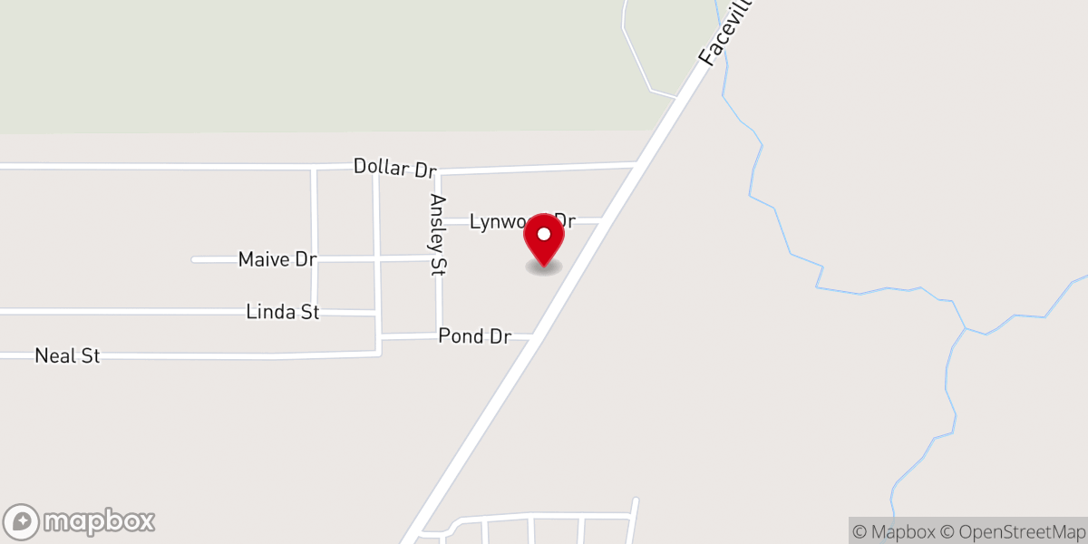 Map showing location of Christ Memorial Church