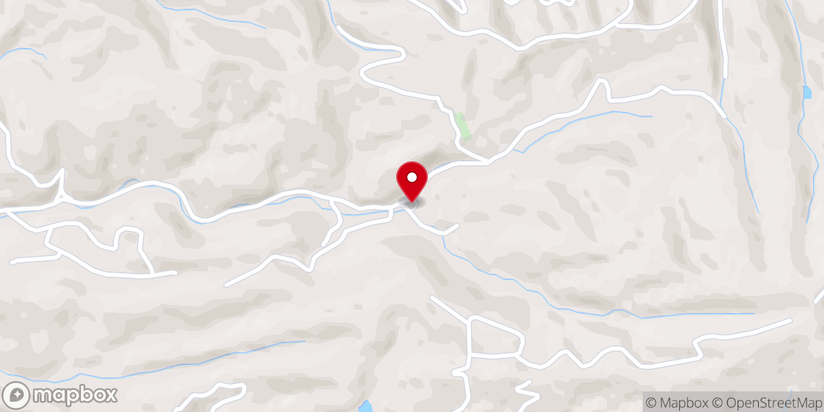 Map showing location of Huskey's Grove United Methodist Church