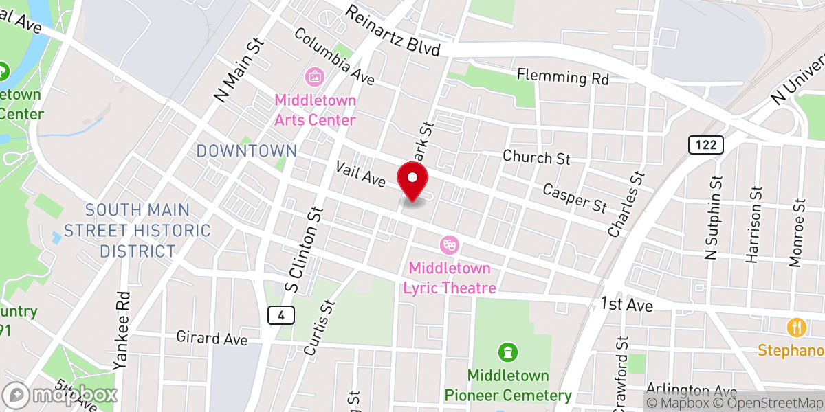 Map showing location of Women in Need Ministries Inc
