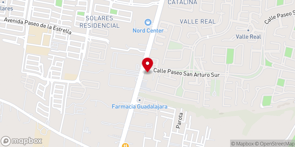 Map showing location of Parroquia de María Madre Nuestra