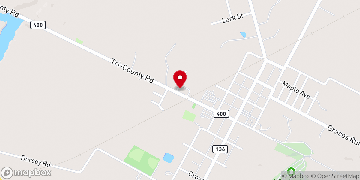 Map showing location of Winchester First Church of Christ