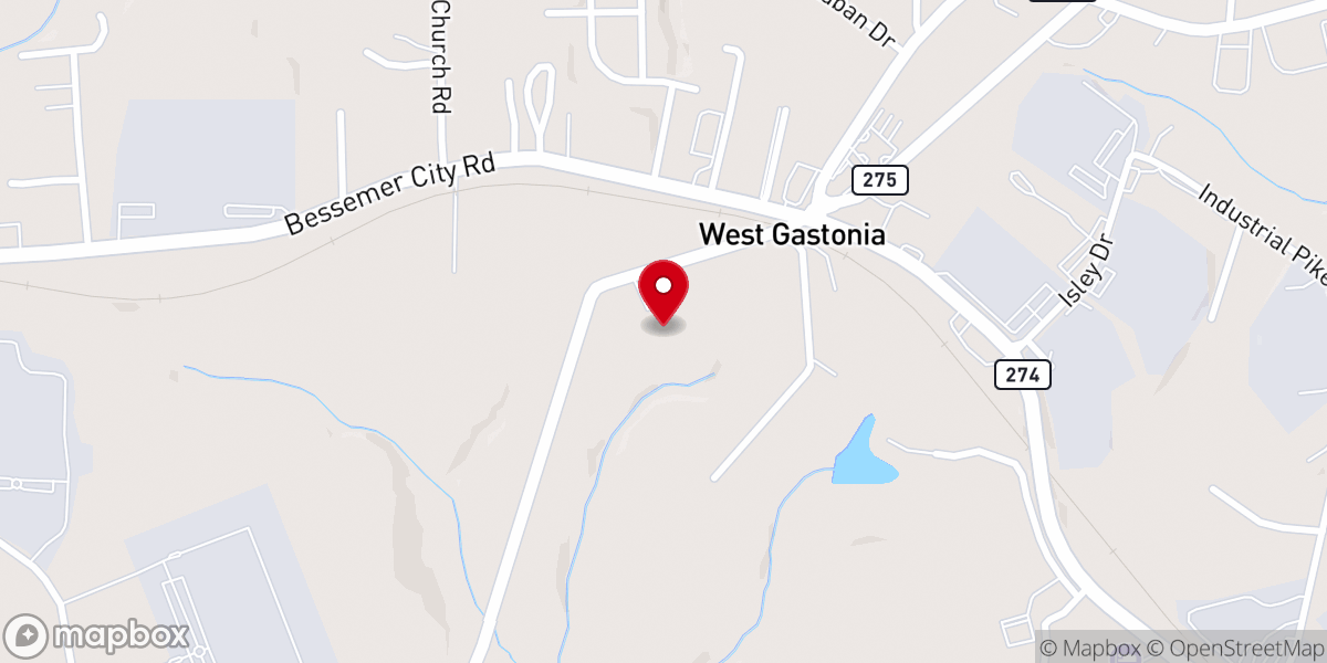 Map showing location of Ragan Wesleyan Church