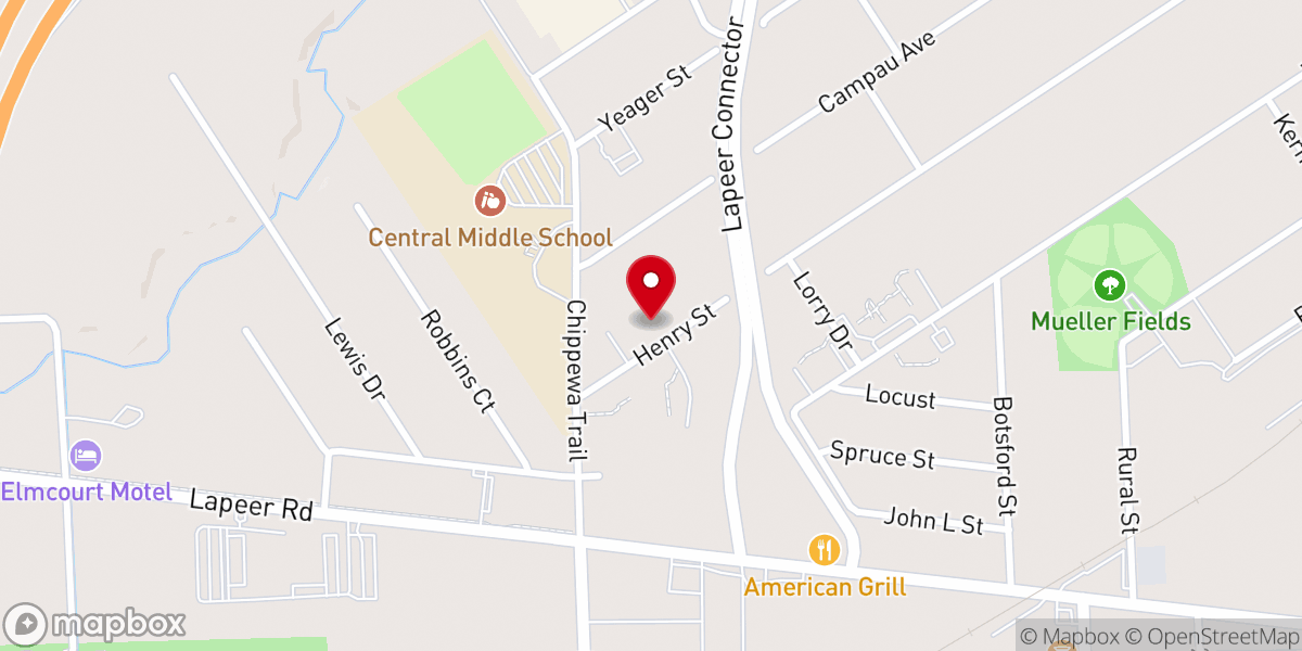 Map showing location of HOLY TRINITY PARISH CENTER