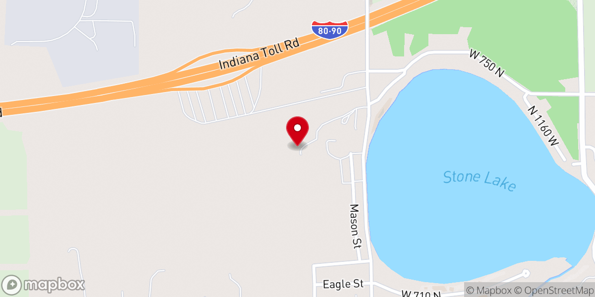 Map showing location of First Nation Chickamauga Native American Community Church