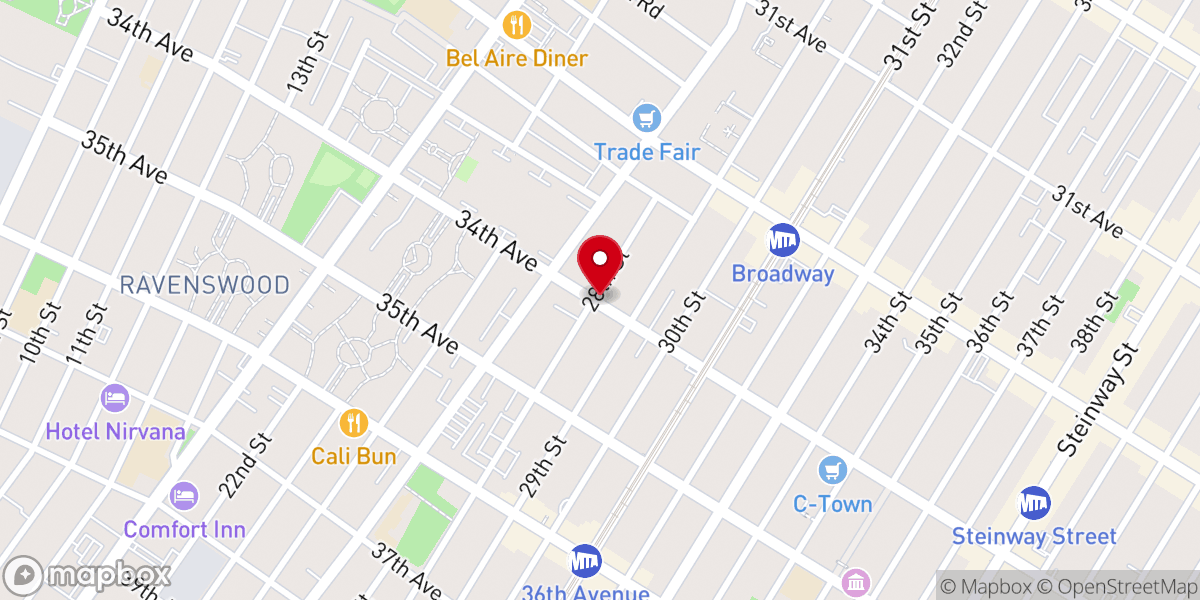 Map showing location of International Revival in New York Inc