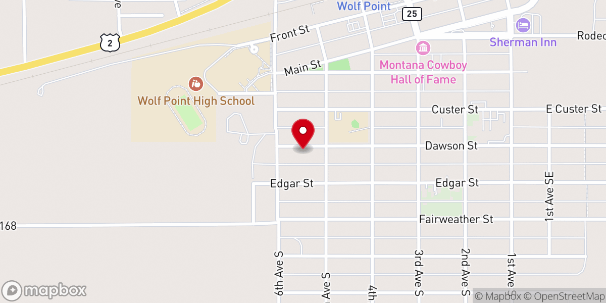 Map showing location of Immaculate Conception Catholic Church