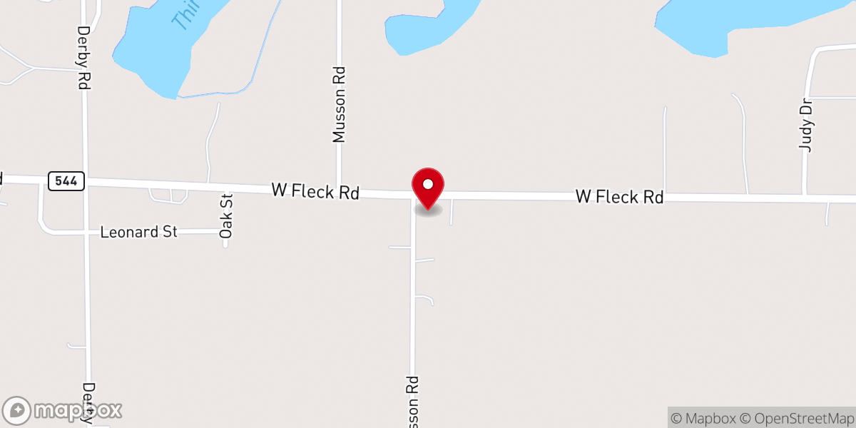 Map showing location of Bible Missionary Church