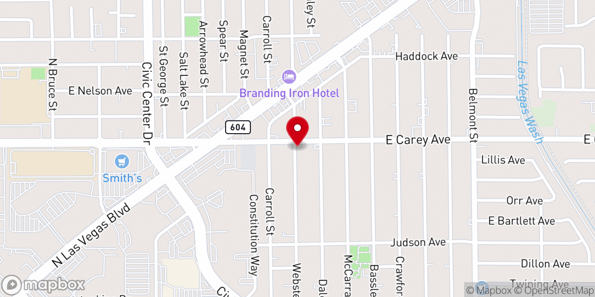 Map showing location of Greater new morning star missionary Baptist Church