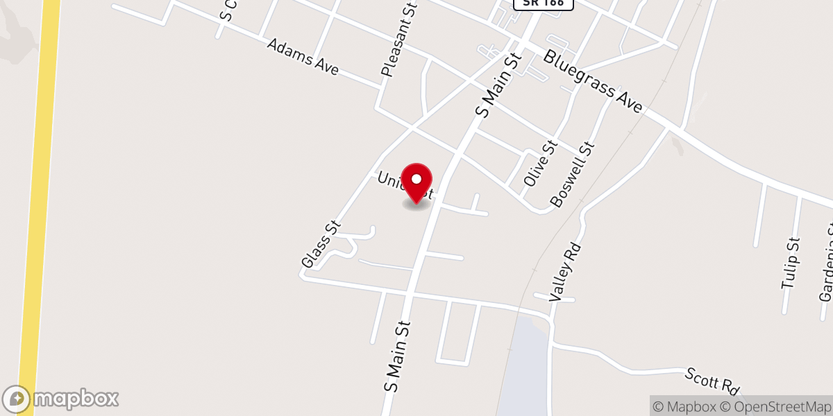 Map showing location of Discipleship House