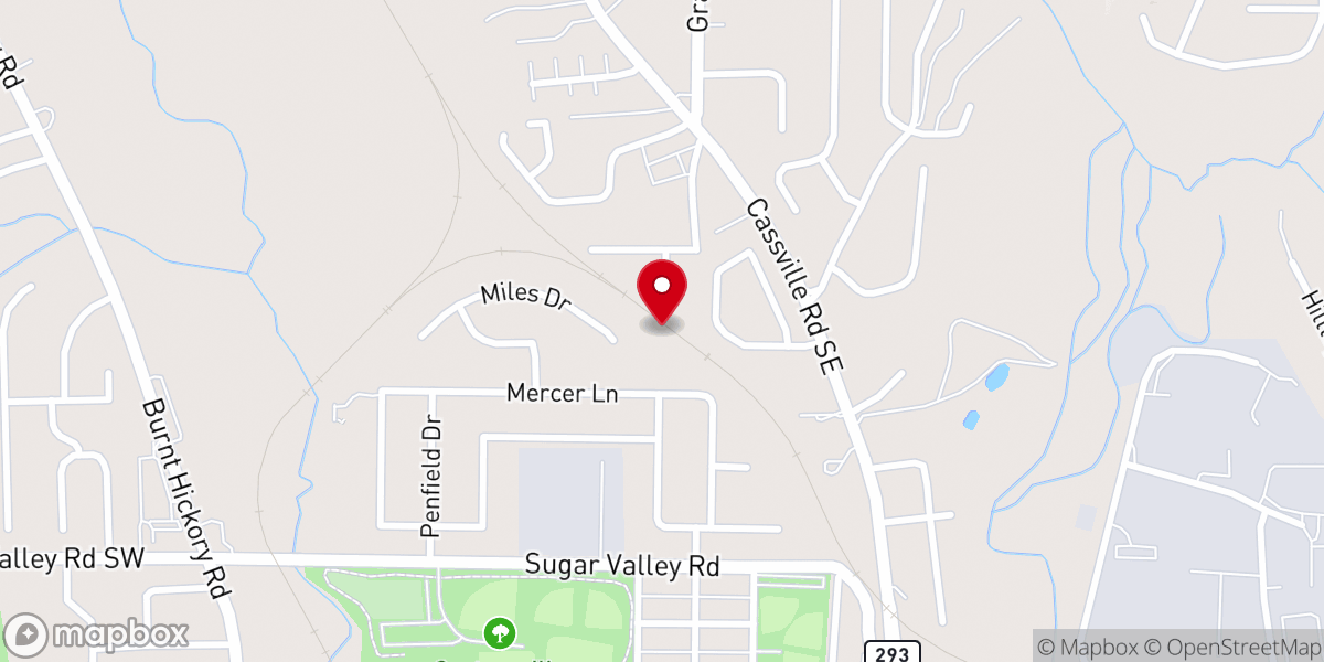 Map showing location of Genesis Church