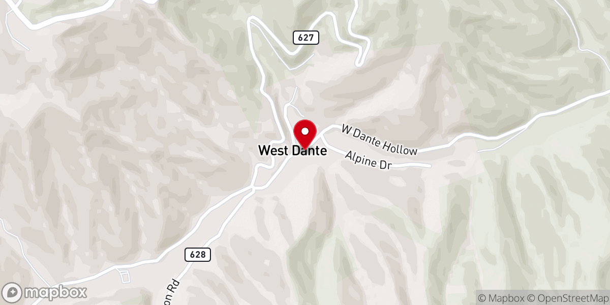 Map showing location of Phillips Chapel Church