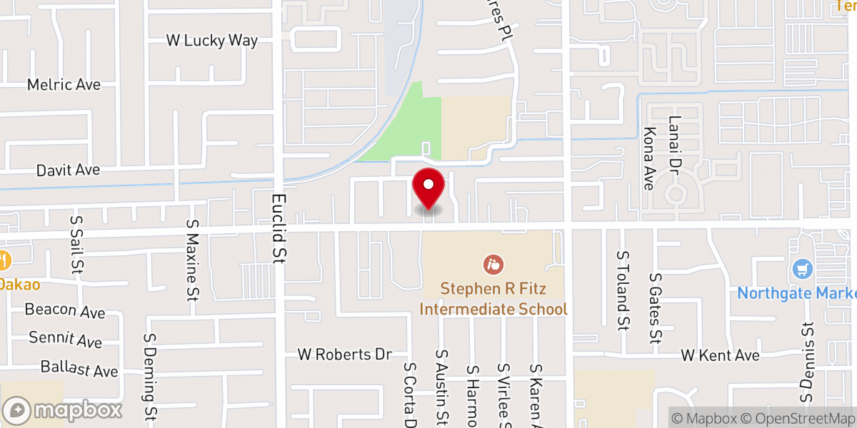 Map showing location of St George Chaldean Catholic Church