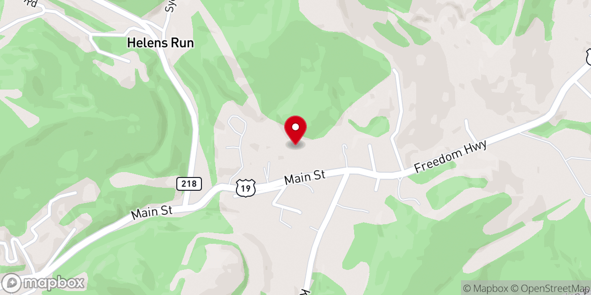 Map showing location of Calvary Temple