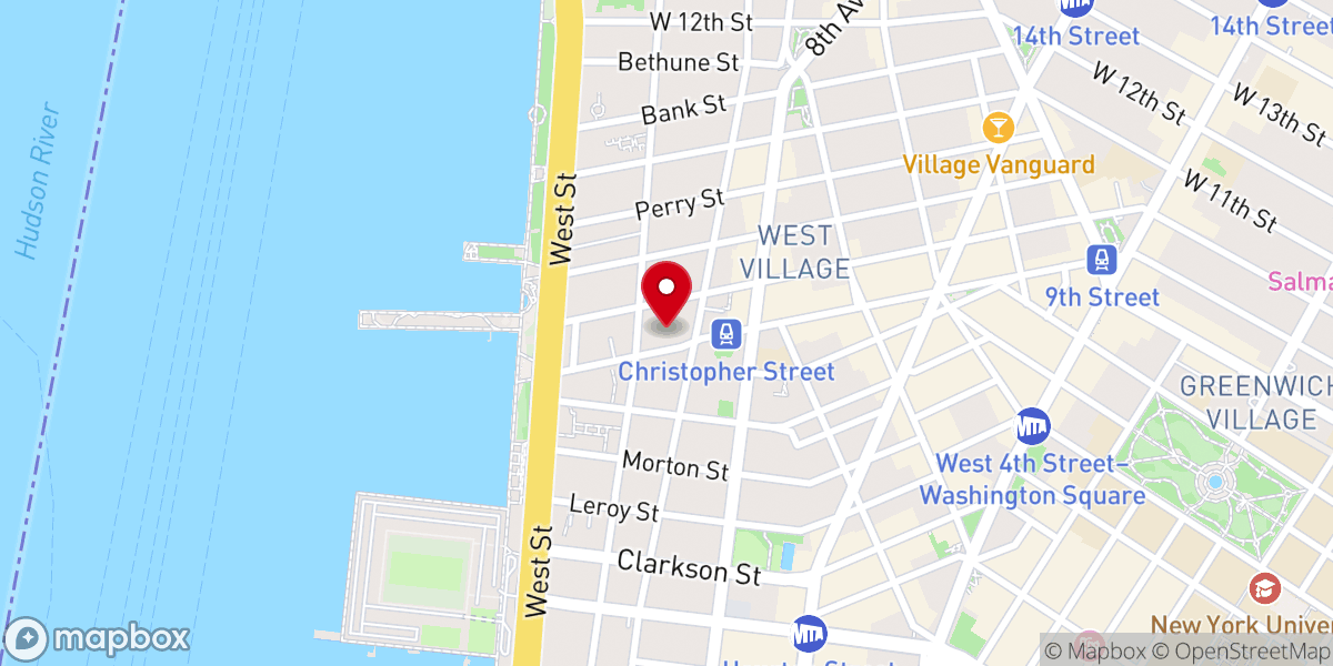 Map showing location of St. Veronica's Church
