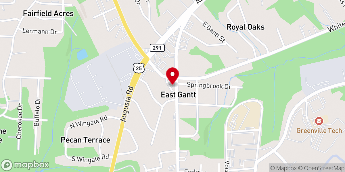 Map showing location of Christ is Holy Church