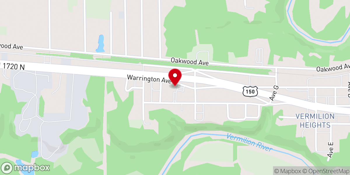 Map showing location of Faith Baptist Church