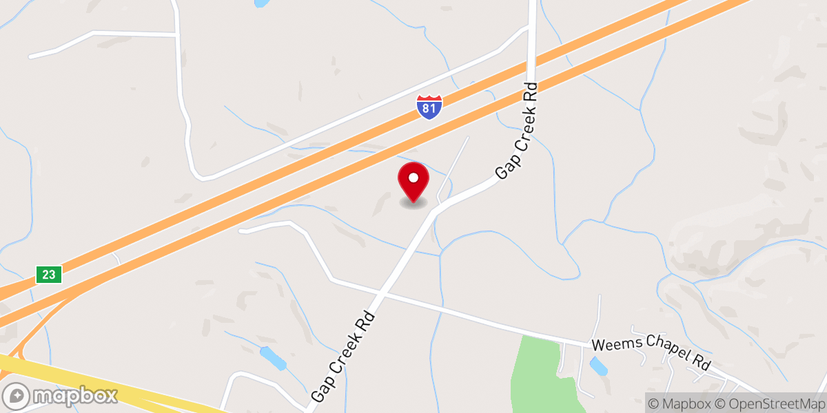 Map showing location of EnCompass Church