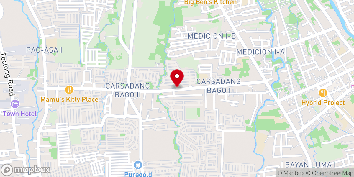 Map showing location of United Pentecostal Church - Alapan