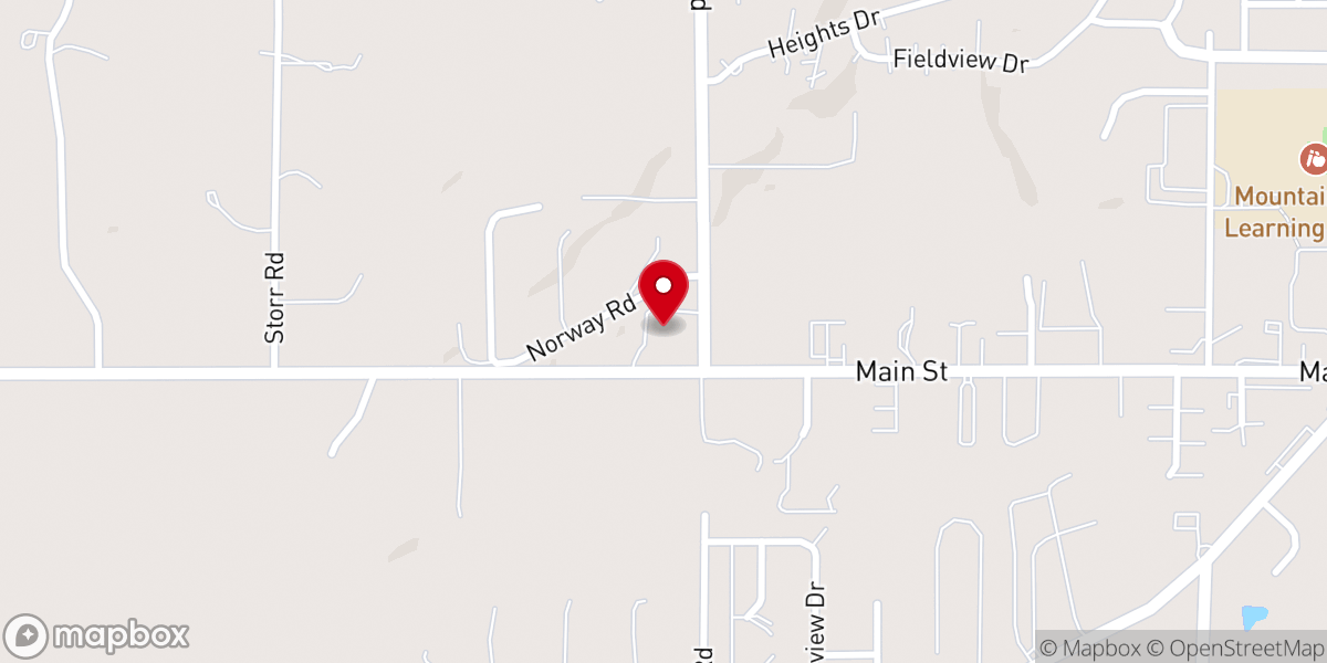 Map showing location of Triumph Lutheran Church