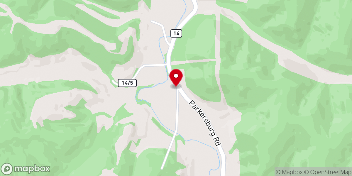 Map showing location of Beech Grove United Methodist Church
