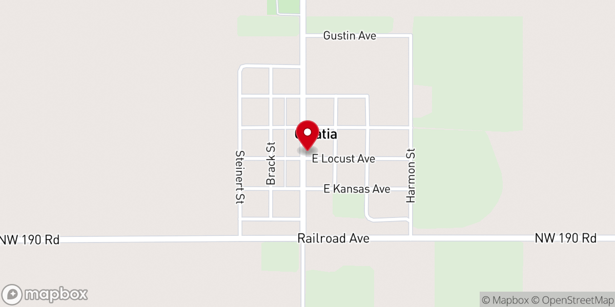 Map showing location of St Paul Lutheran Church ELCA