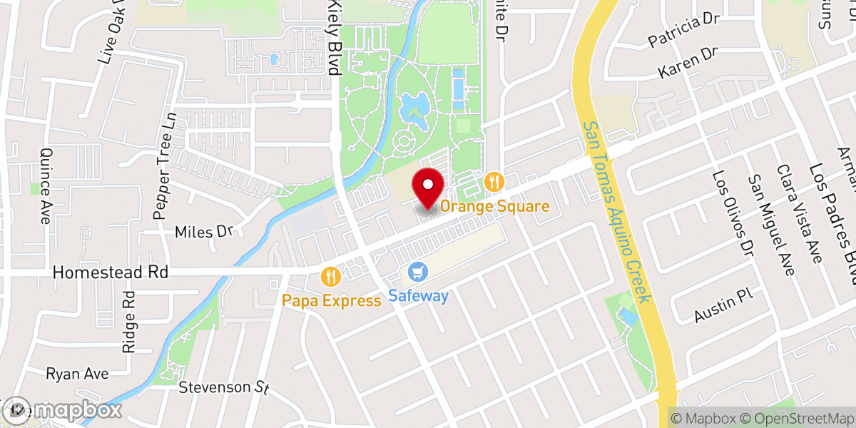 Map showing location of St Justin Catholic Church