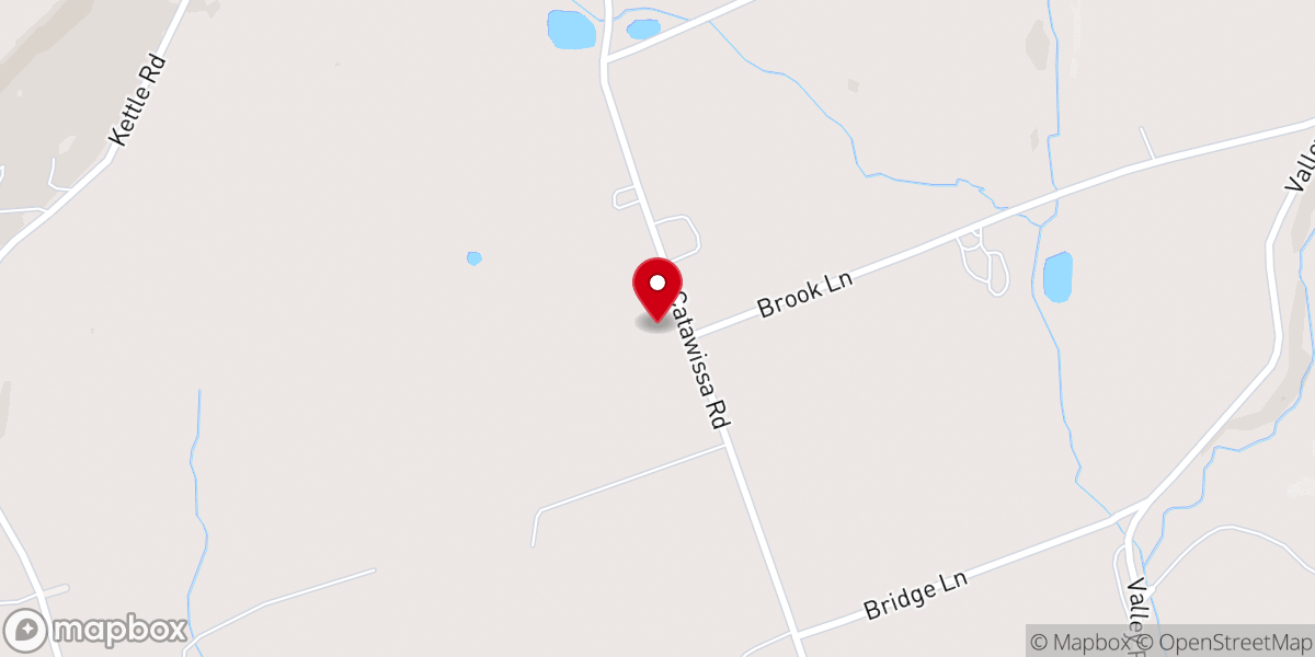 Map showing location of Calvary United Methodist Church
