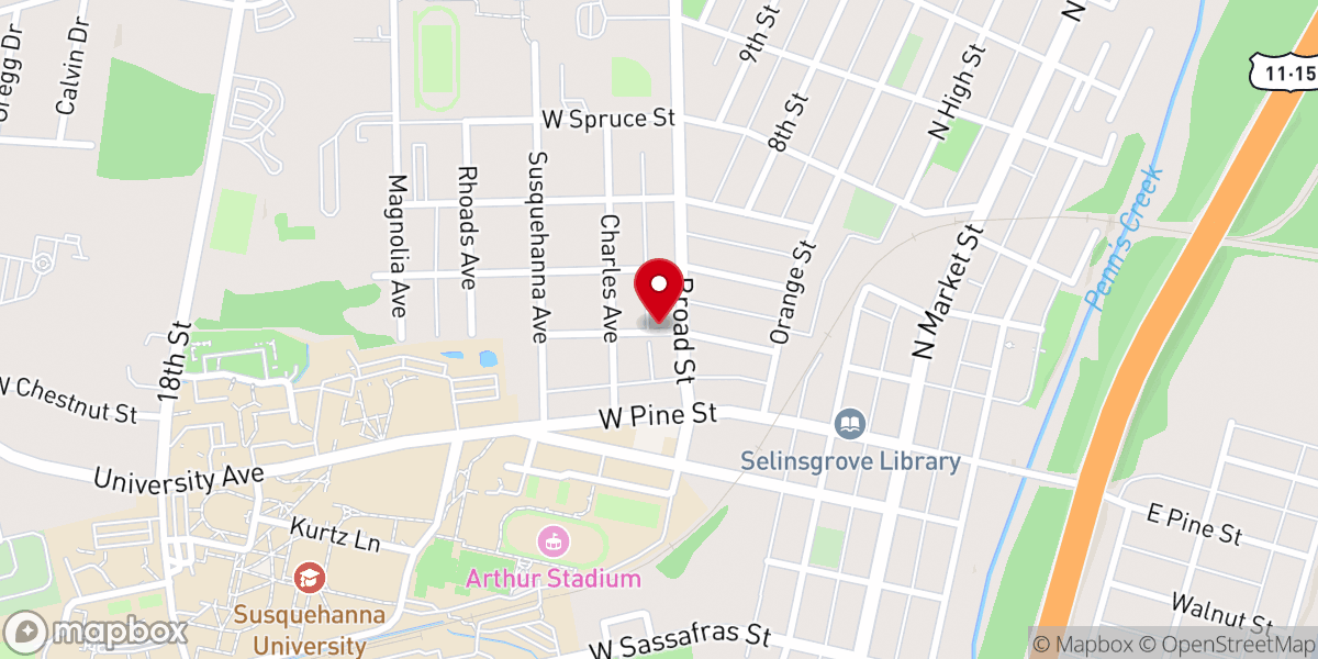 Map showing location of Valley PCA