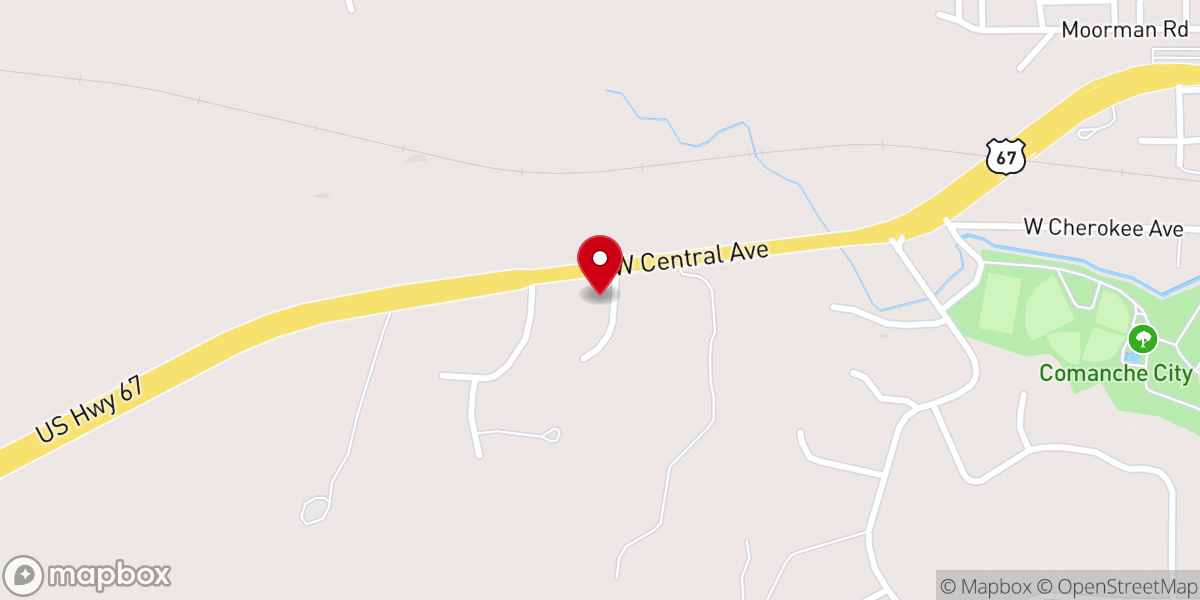 Map showing location of First United Methodist Church Prsng