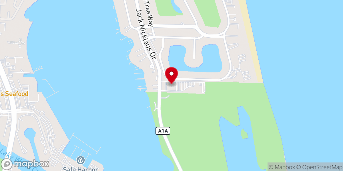 Map showing location of St. Paul of the Cross Catholic Church