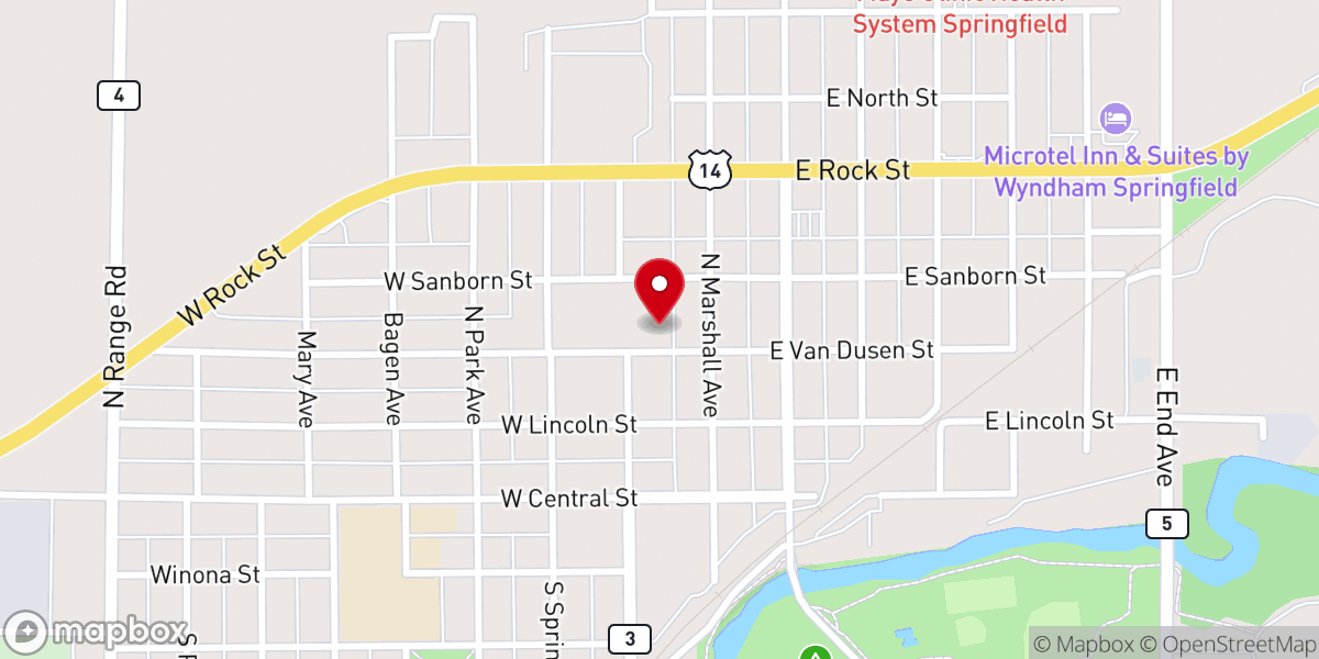 Map showing location of St Raphael Catholic Church