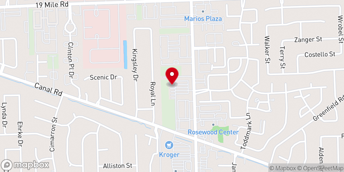 Map showing location of Church of the Virgin Mary of the Life Giving Fountain