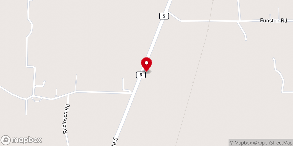 Map showing location of Union Vine Baptist Church