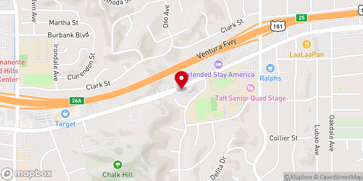 Map showing location of Kol Tikvah Temple