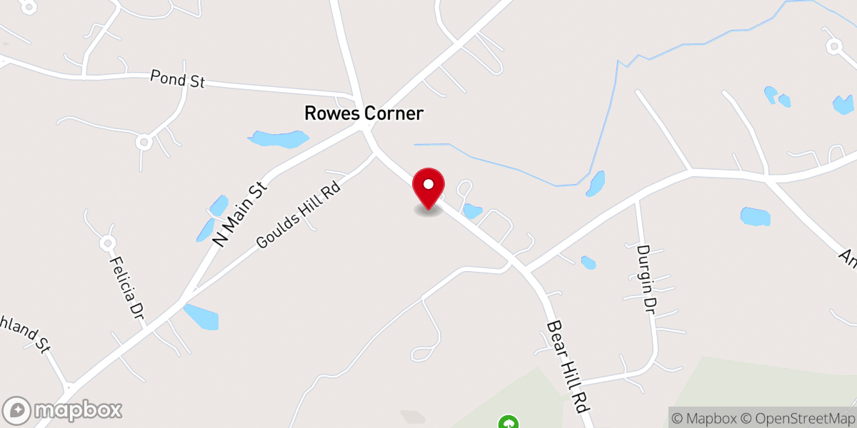 Map showing location of First Congregational Church of Kingston, Newton Campus