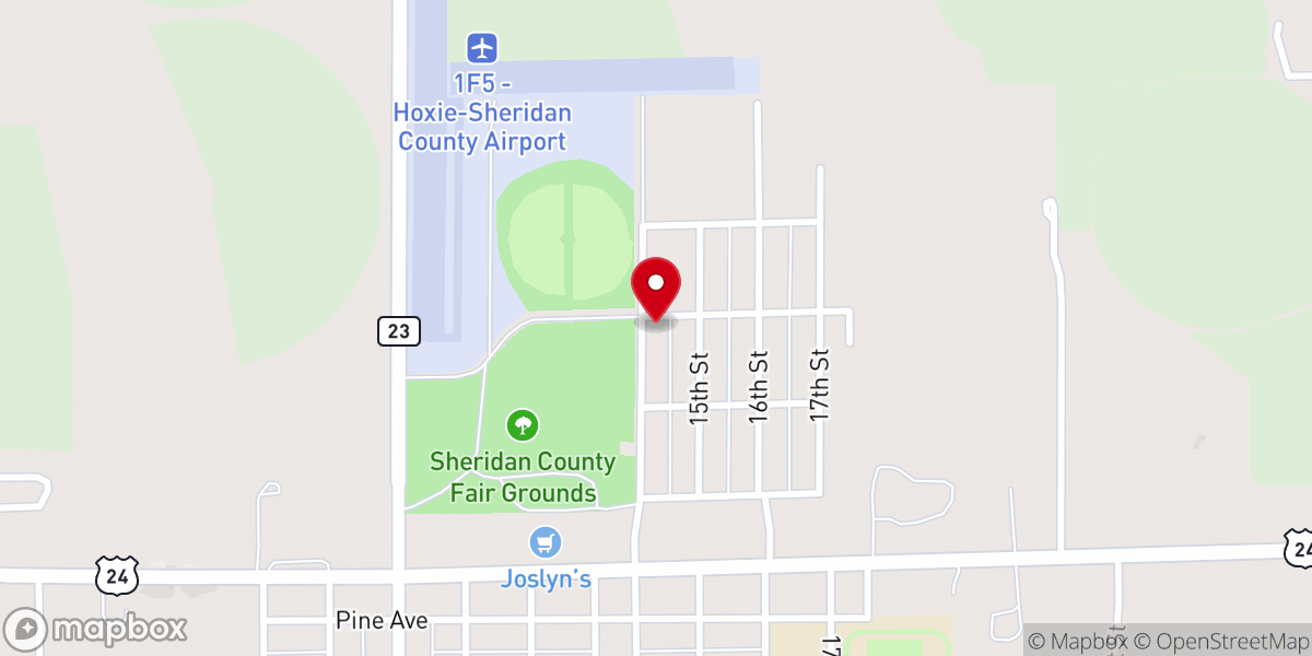 Map showing location of Immanuel Lutheran Church