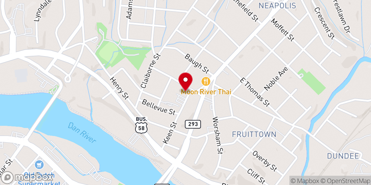 Map showing location of Three Angels Message Seventh-Day Adventist Church