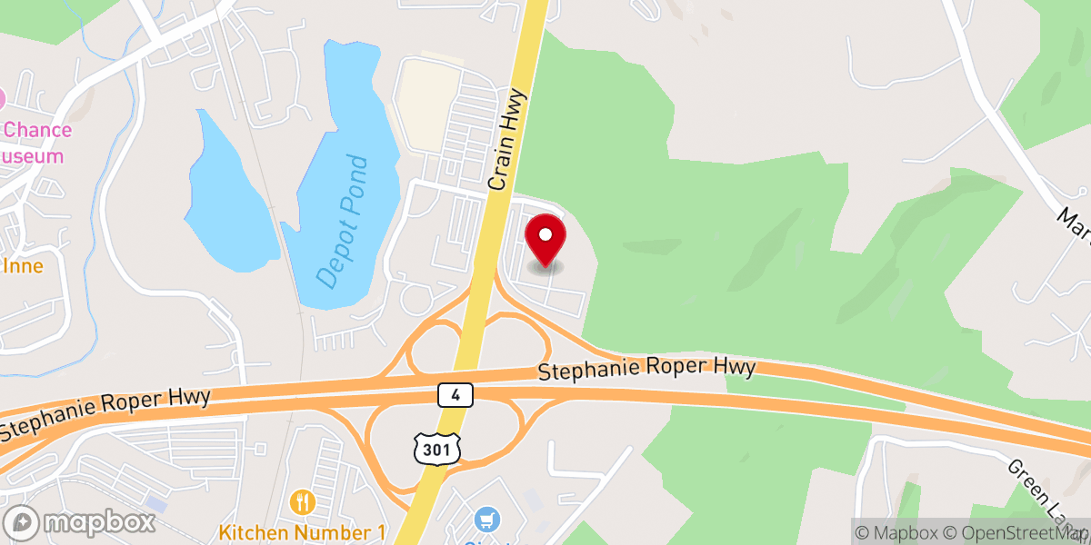 Map showing location of The Sanctuary at Kingdom Square