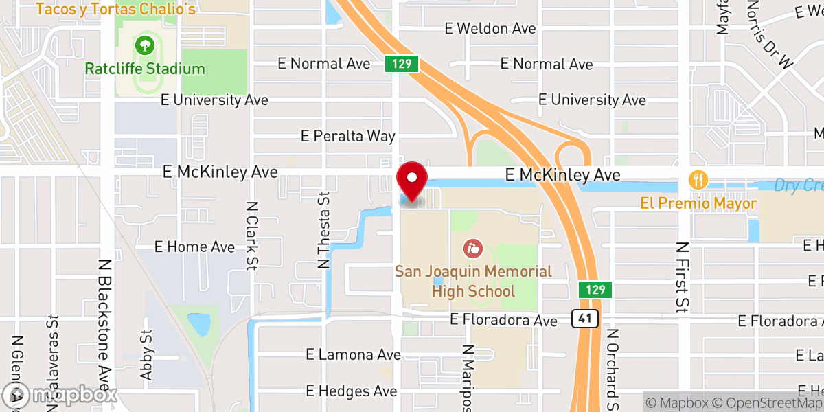 Map showing location of Roman Catholic Bishop Of Fresno