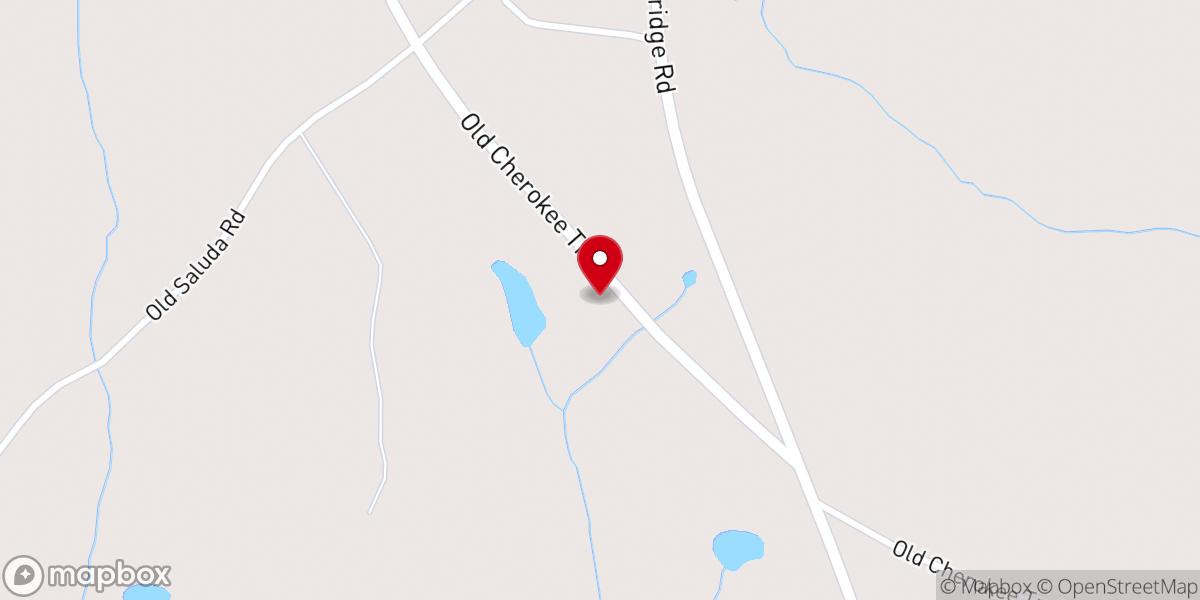 Map showing location of Pine Pleasant Church