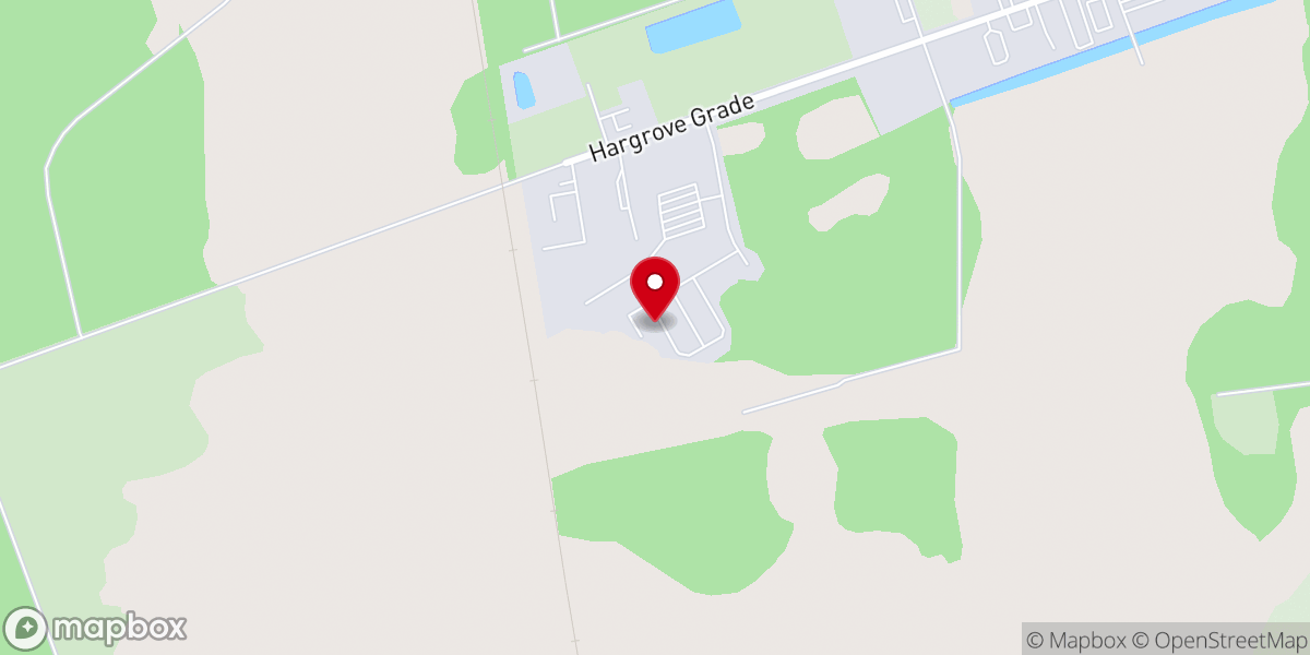 Map showing location of Lighthouse Bible Church.
