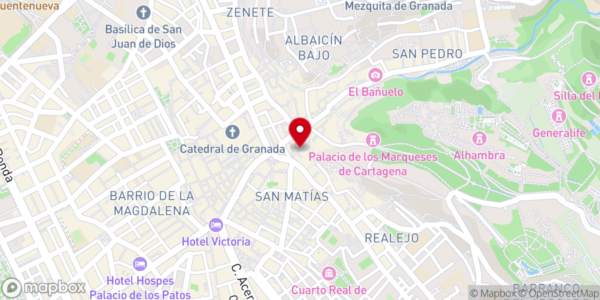 Map showing location of MUCAR Carmelitas Calzadas