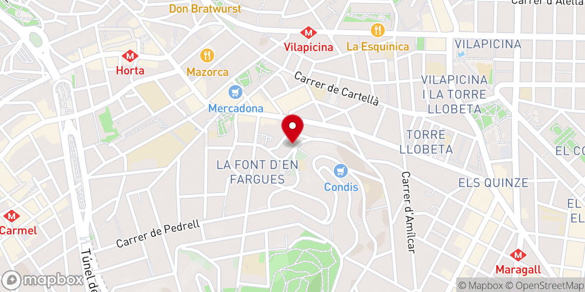 Map showing location of Església Evangèlica Trèvol