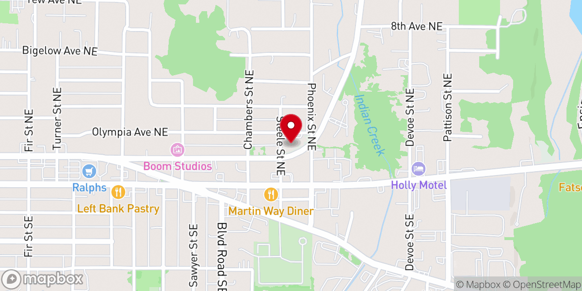 Map showing location of Emmanuel Bible Fellowship