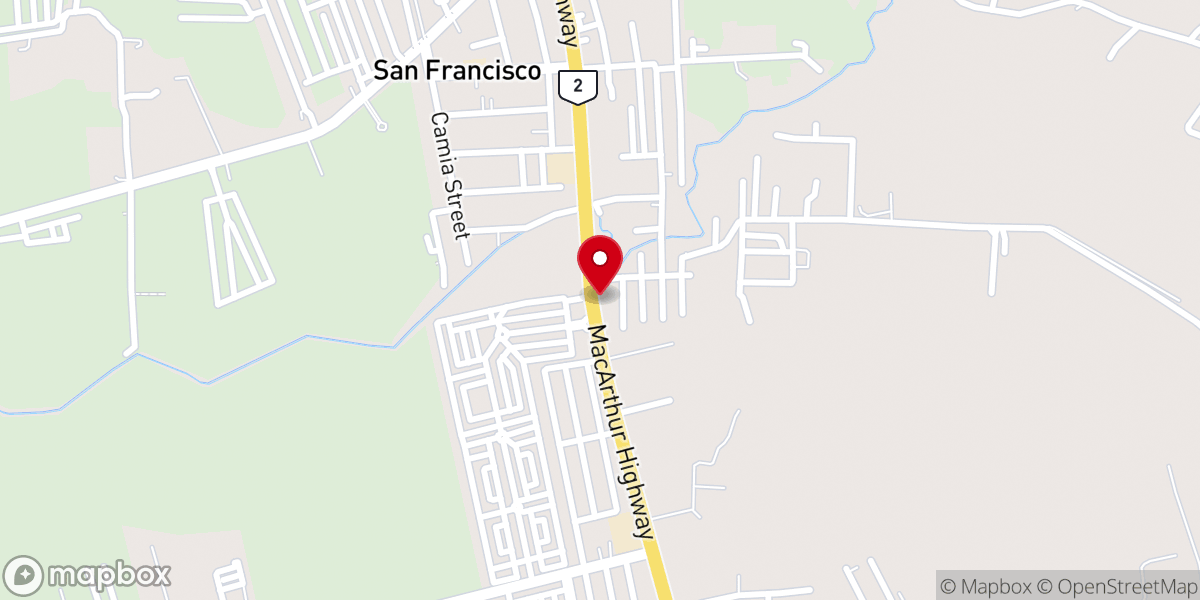 Map showing location of Jesus the Lord of Glory Born Again Church