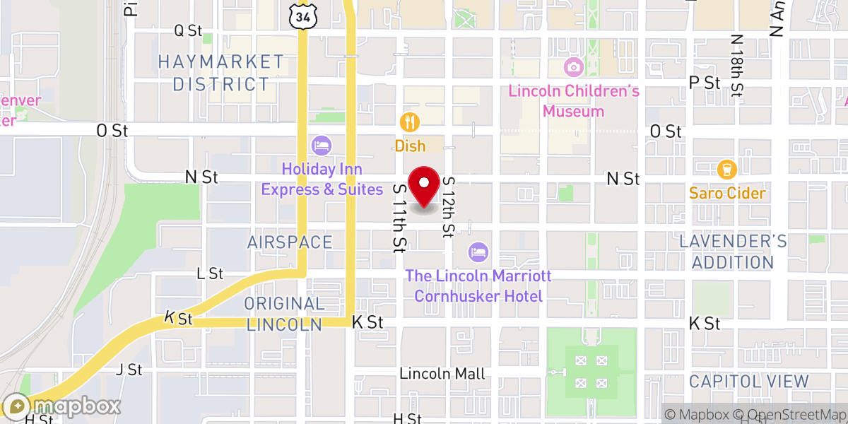 Map showing location of Saint Paul United Methodist Church