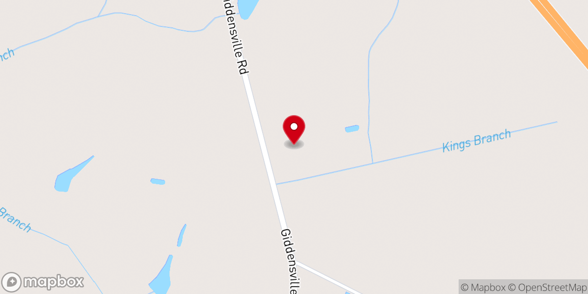 Map showing location of Bethlehem Church